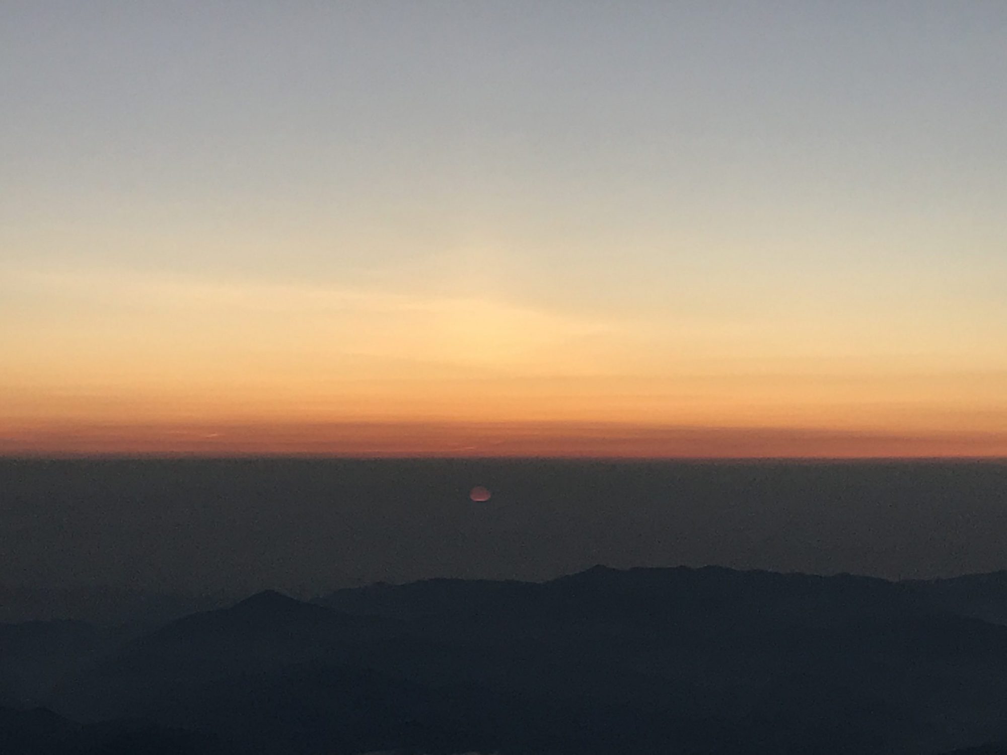 富士山登頂 夏の初日の出